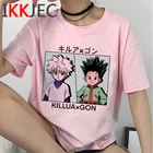 Футболка Hxh Hunter x Hunter Hisoka Kurapika Killua Zoldyck Мужская, летняя одежда для пар в стиле ольччан, Харадзюку, 2021