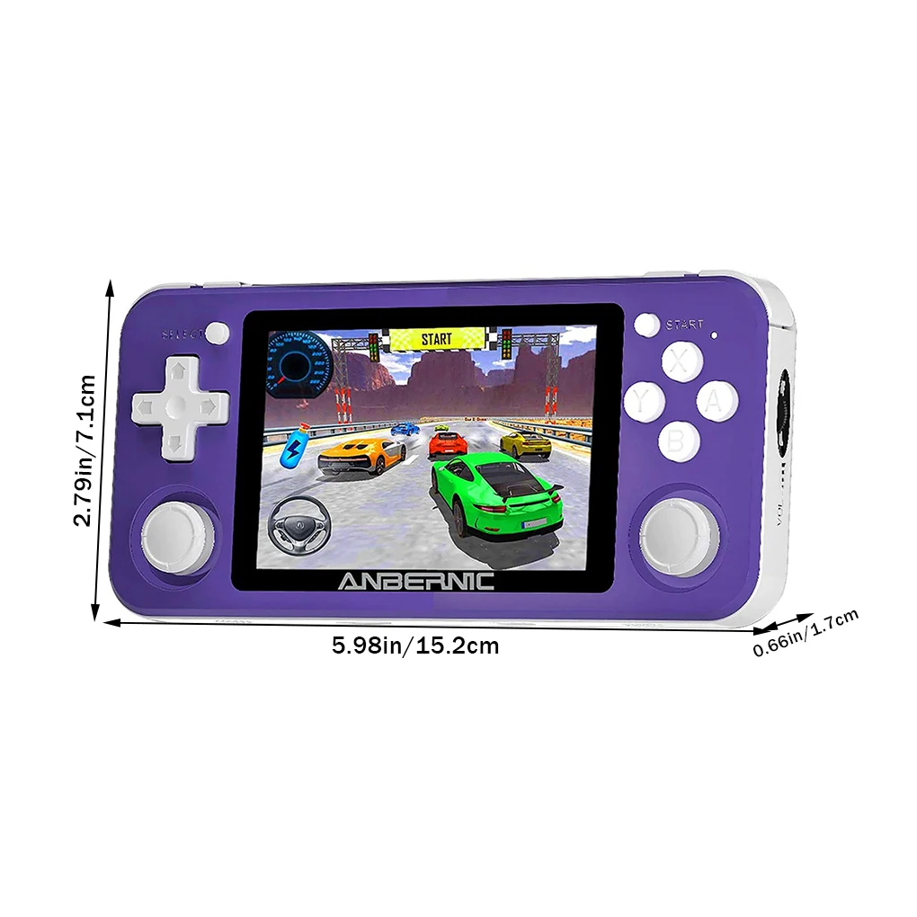 

Handheld Game Console GBA GBC NDS 3.5 Inch IPS Screen Rechargeable Retro Game Console