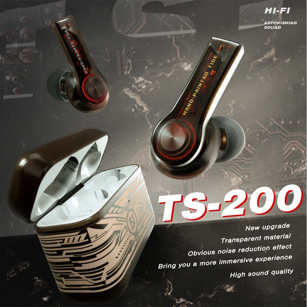 TS 200 Беспроводной наушники вкладыши TWS Bluetooth 5 0 мини гарнитура с микрофоном