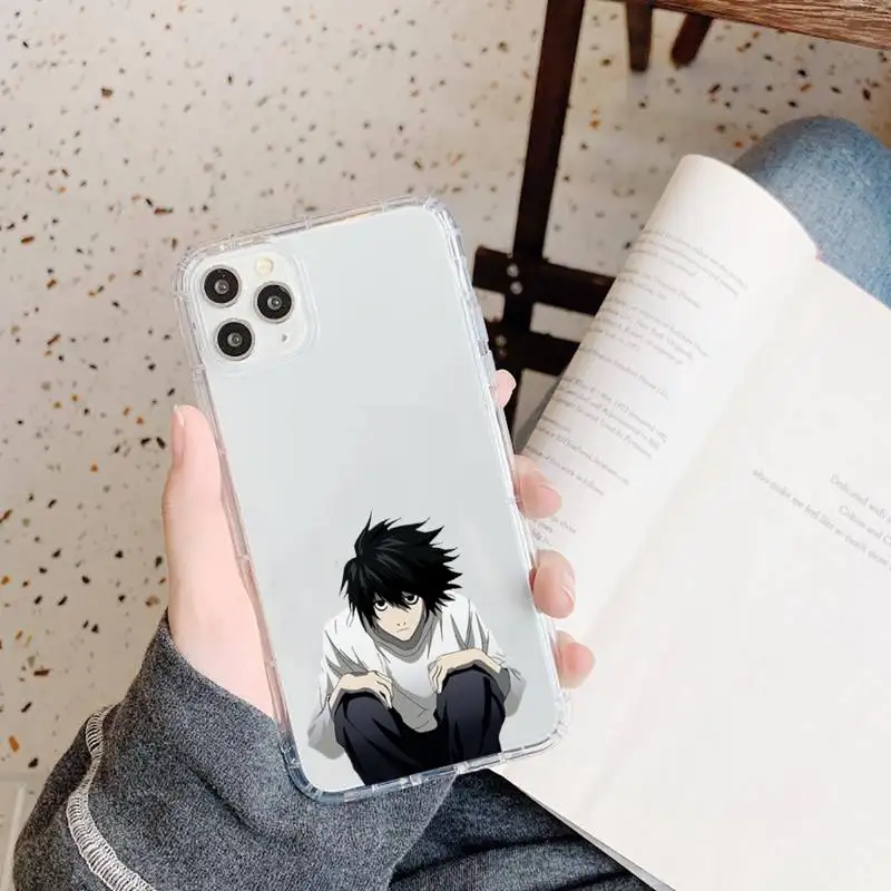 

Death Note Anime Ryuk kira Phone Case Transparent soft For iphone 5 5s 5c se 6 6s 7 8 11 12 plus mini x xs xr pro max