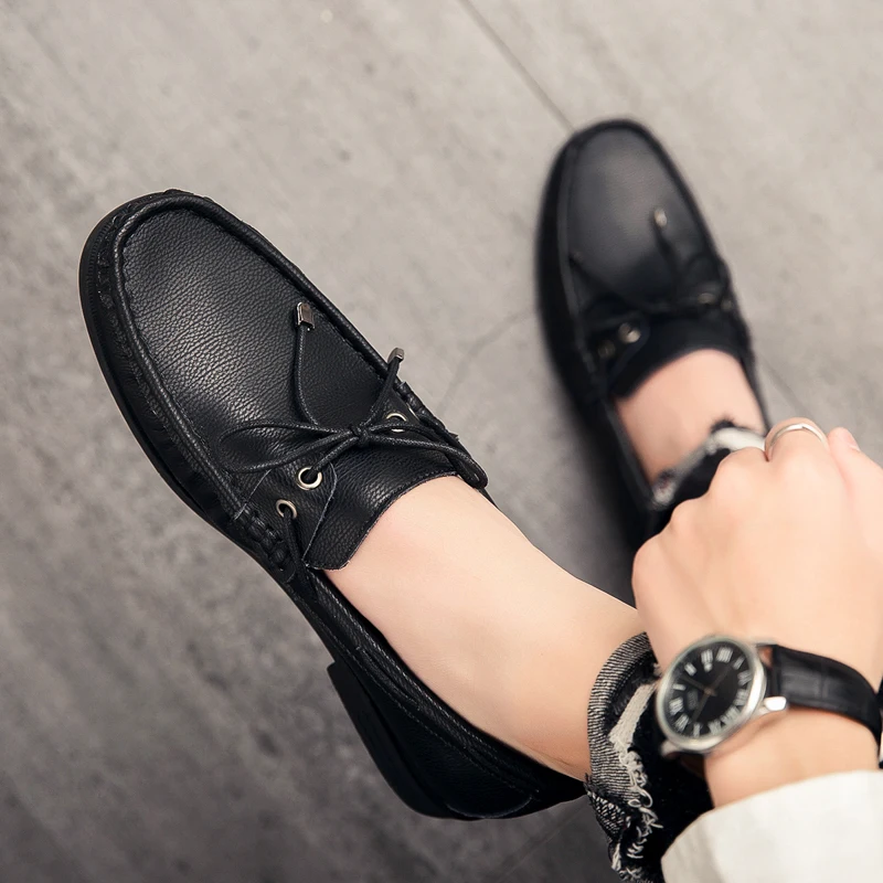 

men'slight spring breathable casual leather business shoes men comfortable trend fashion mens classic tide