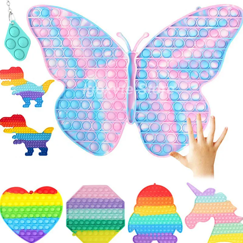 

Игрушка-антистресс для детей, гигантский размер, 30 см, большой пузырь, поп-пузырь, XXL, Димпл, антистресс, простой диммер