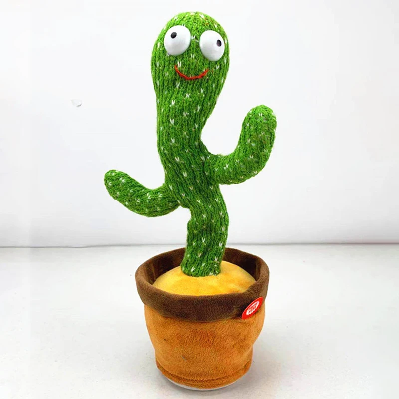 Cactu танцующий автомобиль с встряхивающейся головкой украшение на батарейках/USB