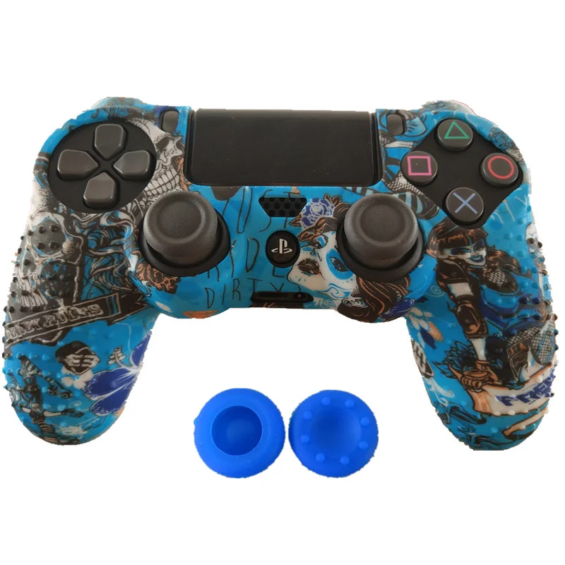 Трансформеры мягкий силиконовый резиновый чехол для Sony PlayStation Dualshock 4 PS4 DS4 Pro