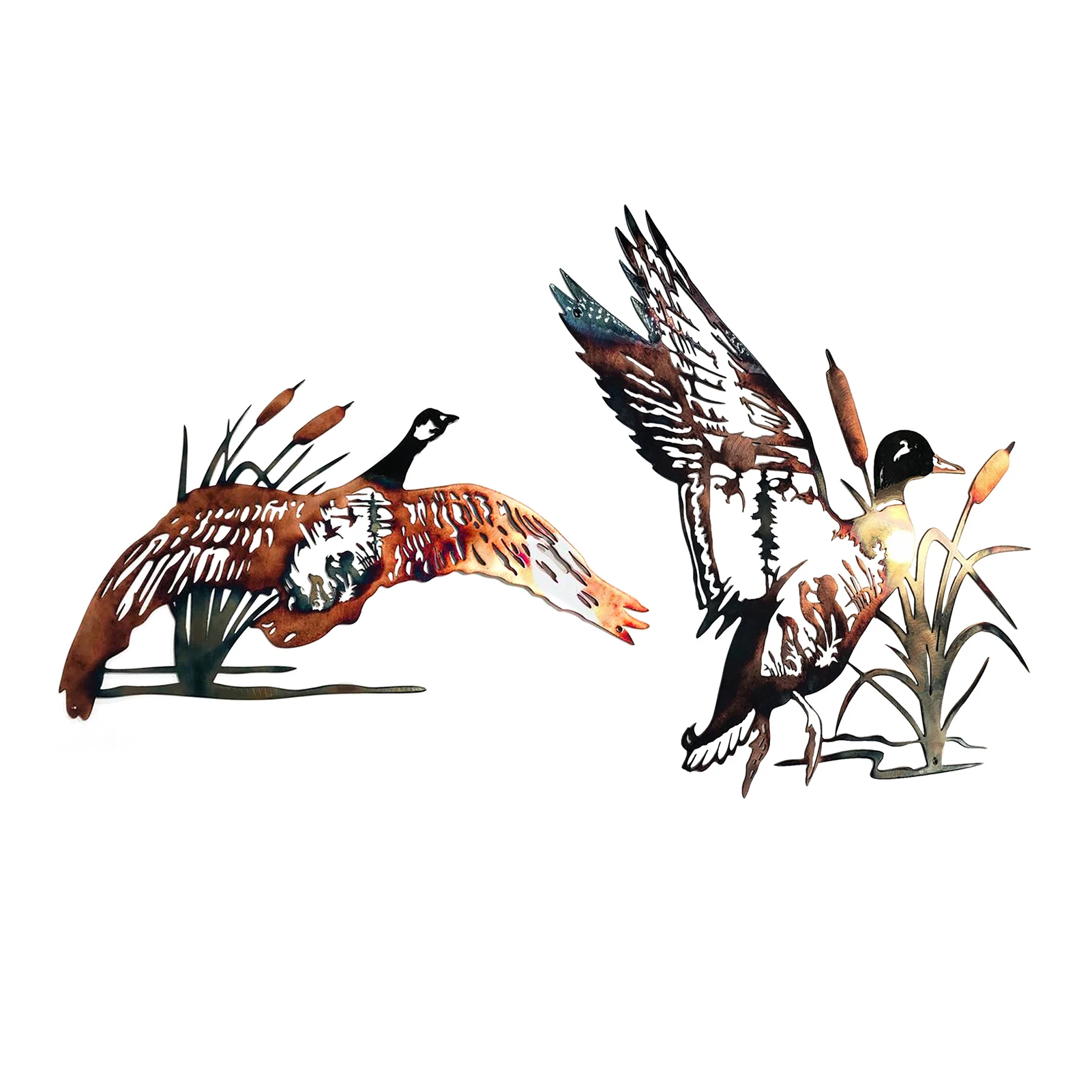 

Animal Metal Crafts Wall Hanging Decoration Ornaments Garden Silhouettes Indoor Outdoor Household Decoration