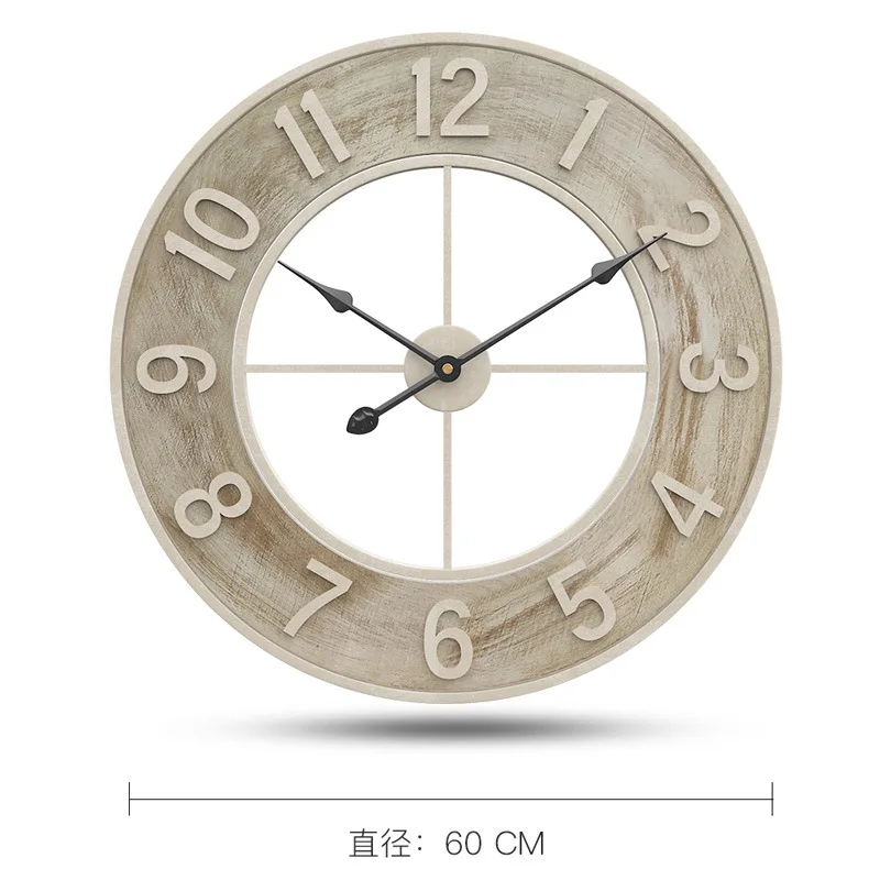 

Creative wall clock living room wrought iron decoration clock home clock decoration wall clock