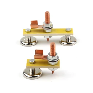 Сварочная магнитная головка заземляющего провода, инструмент 1 шт., сильный магнитный прибор для ремонта вмятин, аксессуары для сварочного зажима, держатель с медным хвостовиком