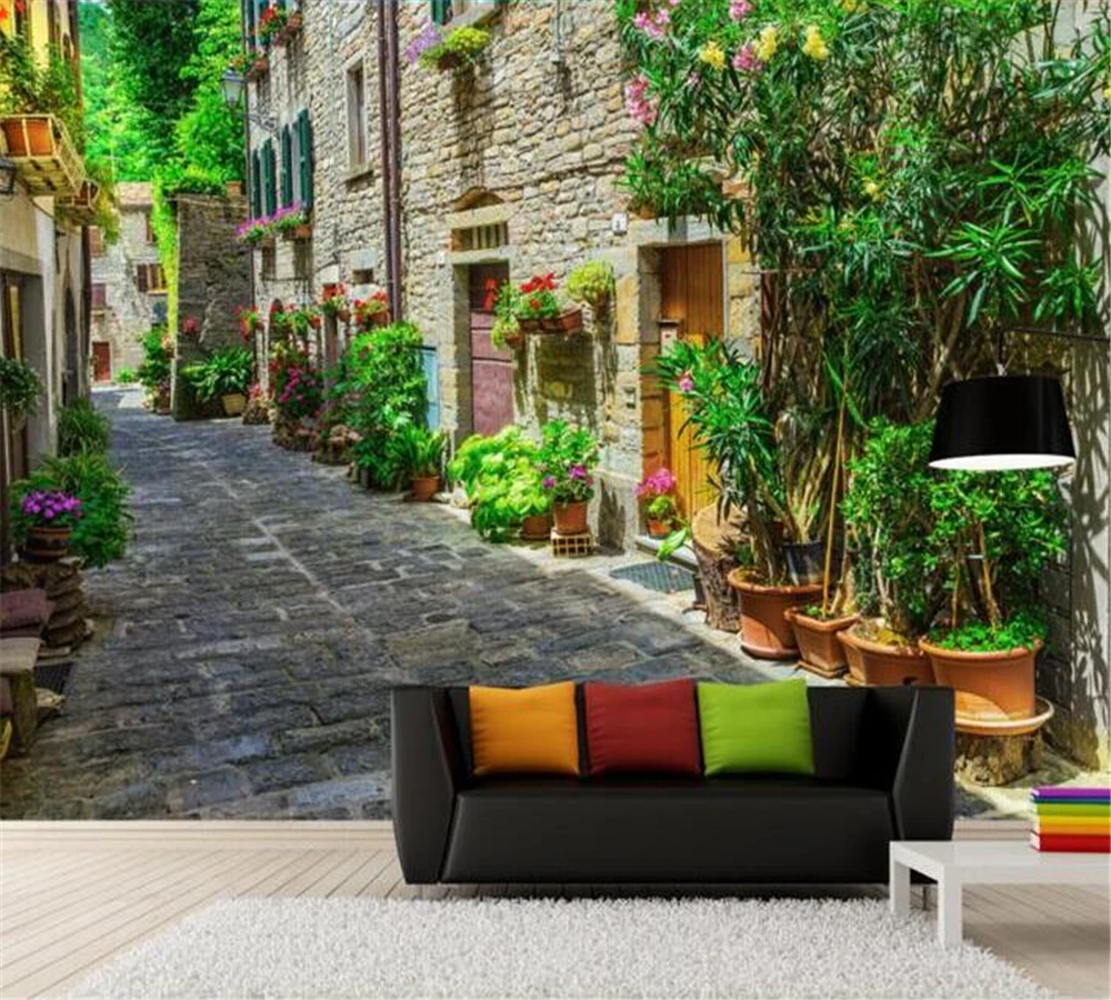 

3D-обои beibehang на заказ, высококачественные Настенные обои в европейском и итальянском стиле, современный стиль, ландшафтный декор, фоновая ст...