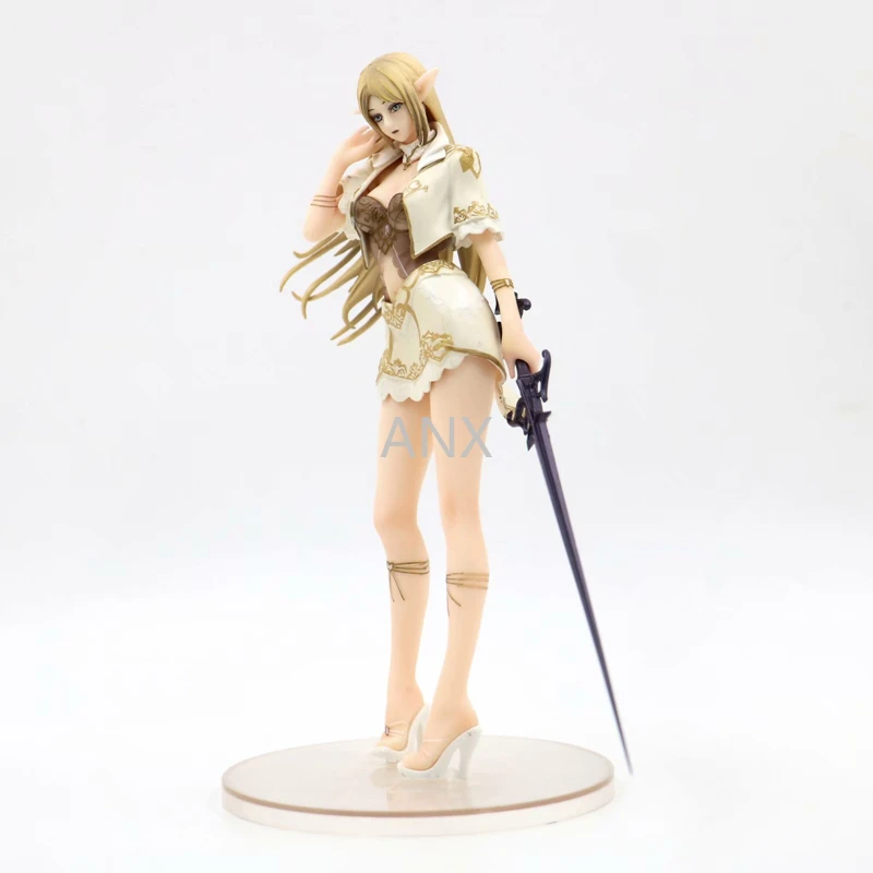 Меч может быть заменен аниме фигурой Lineage Heaven 2 Elf Female Mage 24 см ПВХ сексуальная