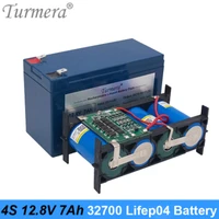 turmera 32700 lifepo4 battery pack 4s1p 12 8v 7ah with 4s 40a balanced bms for electric boat and uninterrupted power supply 12v