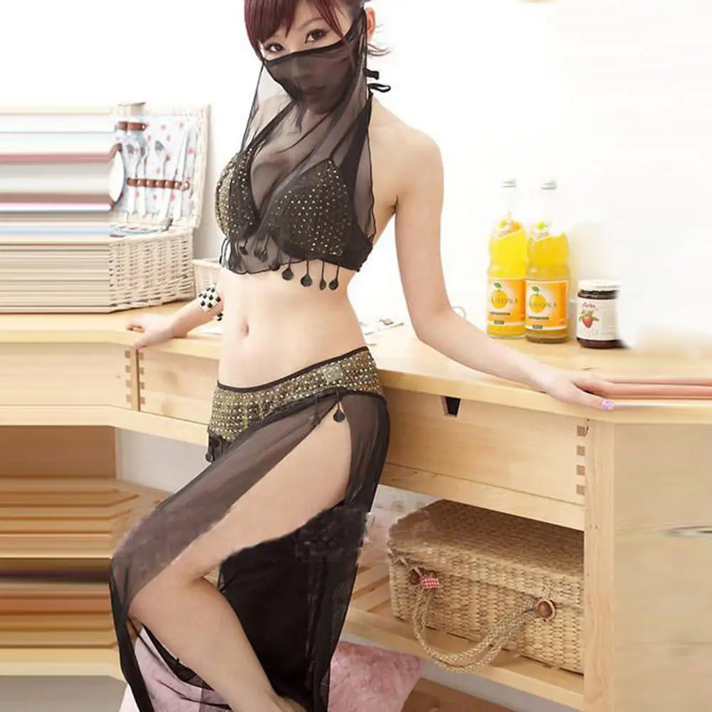 Сексуальный костюм сексуальная танцовщица вуаль искушение арабское стильное