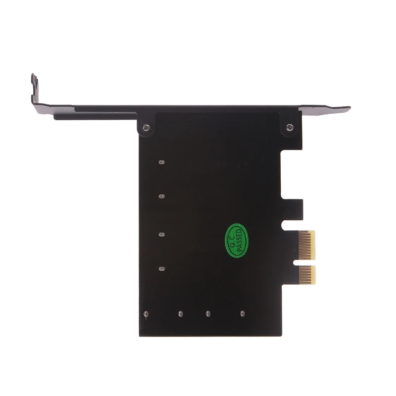 

PCI Express 1x To 4-Port Sata 3.0 6G Expansion Controller Card Marvell 88SE9215