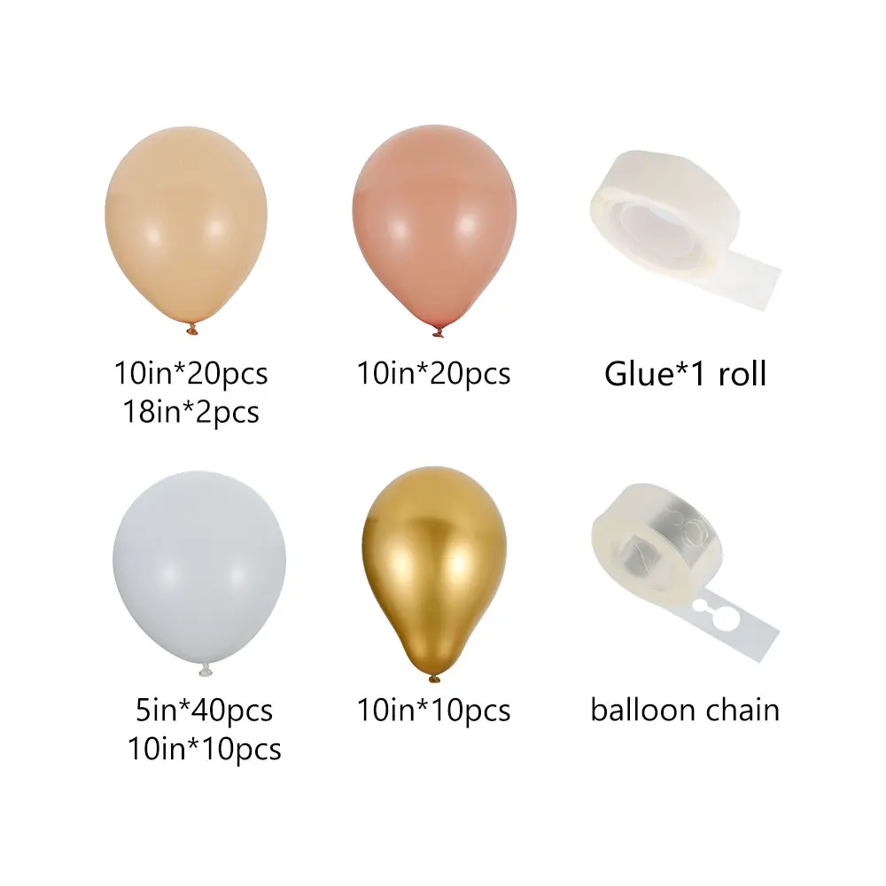 

105pcs Macaron Latex Balloons Garland Arch Event Party Pastel Candy Balloon Weding Baby Shower Birthday Party Decor Kids Adult