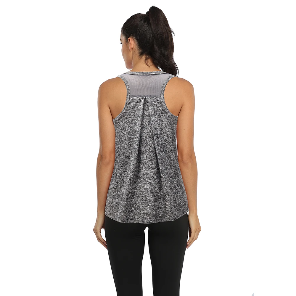 2021 New Women Yoga Vest Sleeveless Shirts Fitness Sports Running Shirts Gym Athletic Workout Tank Tops Singlet Sportswear Loose