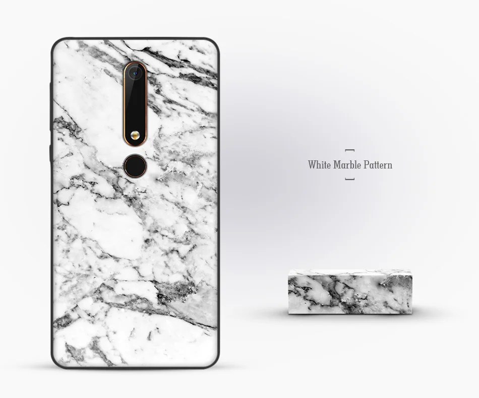 Для Nokia 6,1/6 чехол Мягкая силиконовая Обложка ТПУ Дерево Деревянный камень узорной чехол для телефона защитный чехол противоударный