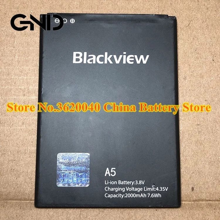 GND 3 8 V 2000 мА/ч 7.6Wh A5 Замена Батарея для Blackview мобильный телефон Внешняя новый бренд