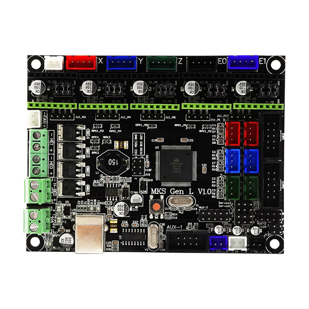 

3D Printer Mainboard MKS GEN-L V1.0 Integrated Control PCB Board Ultra Mute Upgrade Motherboard for Ramps1.4 Marlin