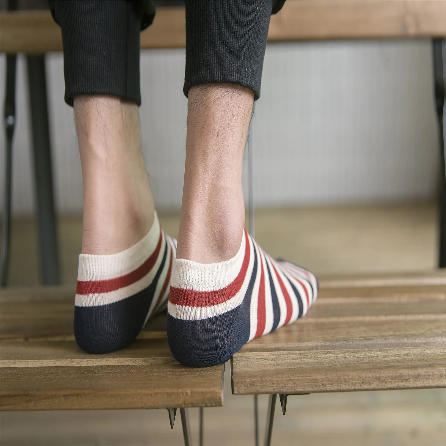 Летние носки из чистого хлопка мужские носки-лодочки короткие рисовые персонажи