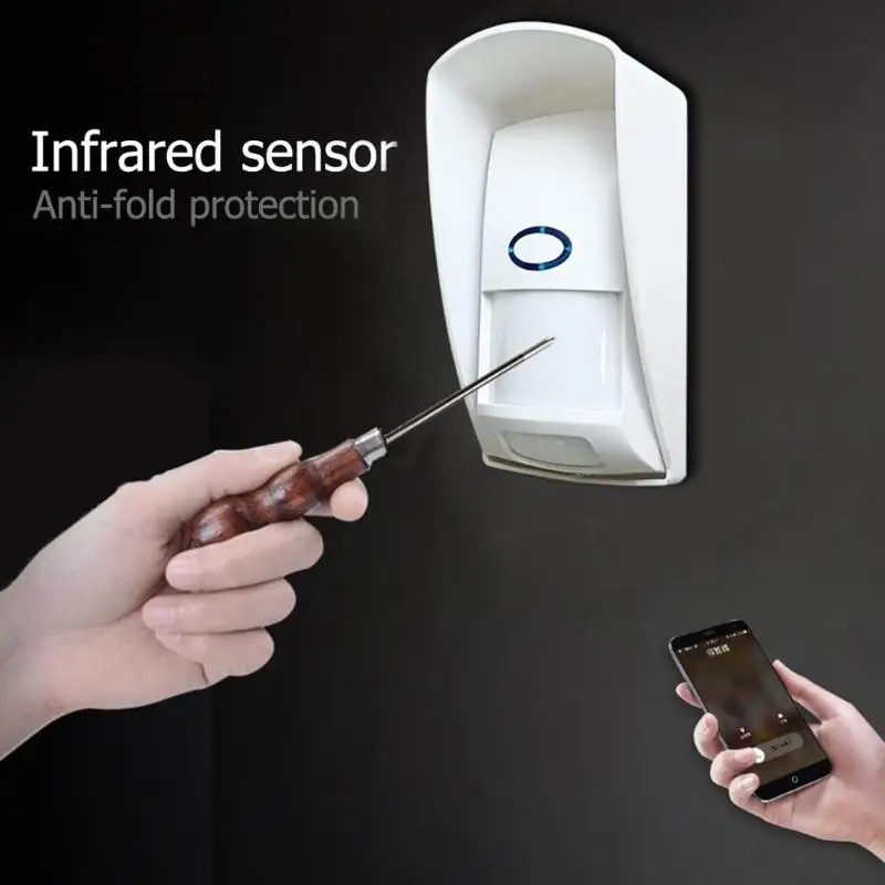 CT70 Outdoor Waterproof Wireless PIR sensor Infrared Motion Detector 433Mhz pet Immune Anti-Pet for Home Security Alarm System