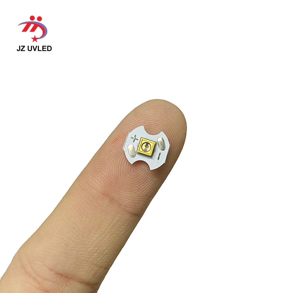 100 шт. 3535 нм глубокий UVC светодиодный Диод ламповый шарик 6 в 12 В 24 4 чипа для