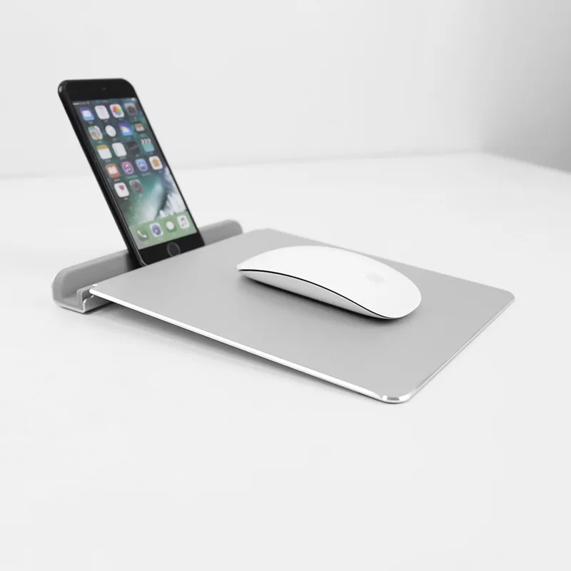 2 в 1 металлический алюминиевый коврик для мыши твердый Гладкий волшебный тонкий