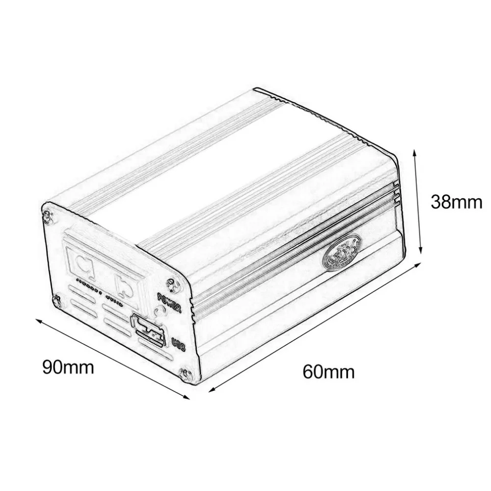 

700W Silver Power Inverter Adapter Car Converter 12V to 110V/220V Input Car Power Converter Vehicle Power Supply Charger UK Plug