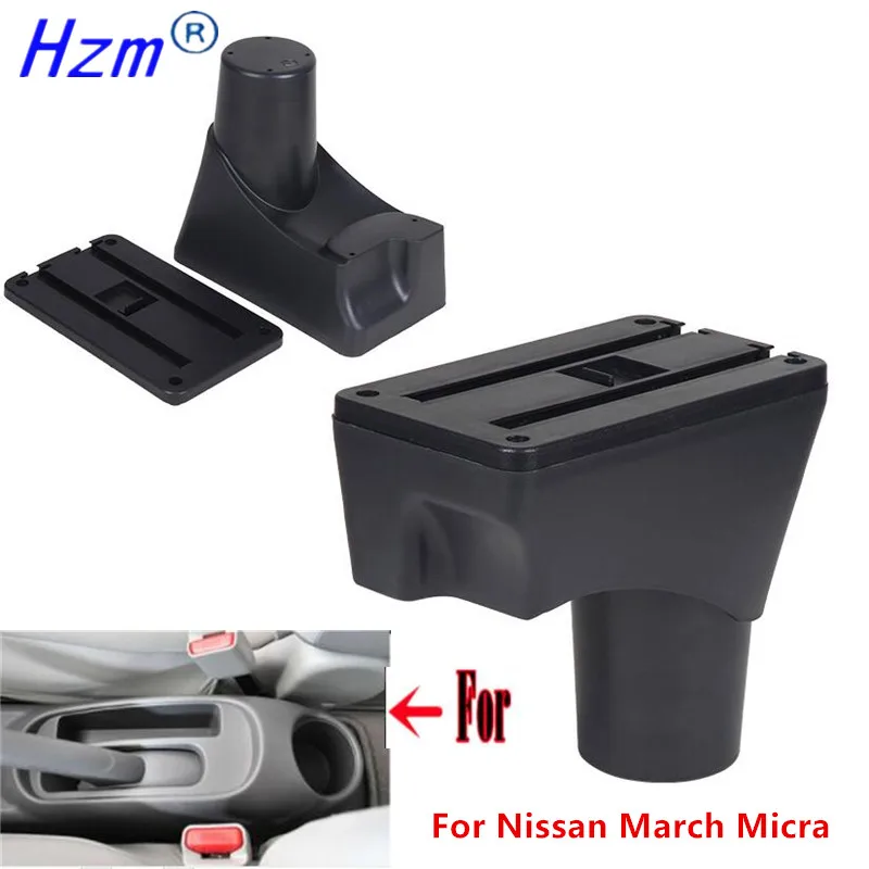 Подлокотник для Nissan March Micra K13 подлокотник Sunny контейнер хранения центральная