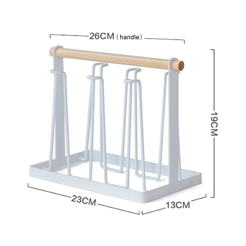 

Hot Cup Drying Rack Drinking Glass and Sports Bottle Drainer Stand and Mug Tree for Kitchen Countertop PLD