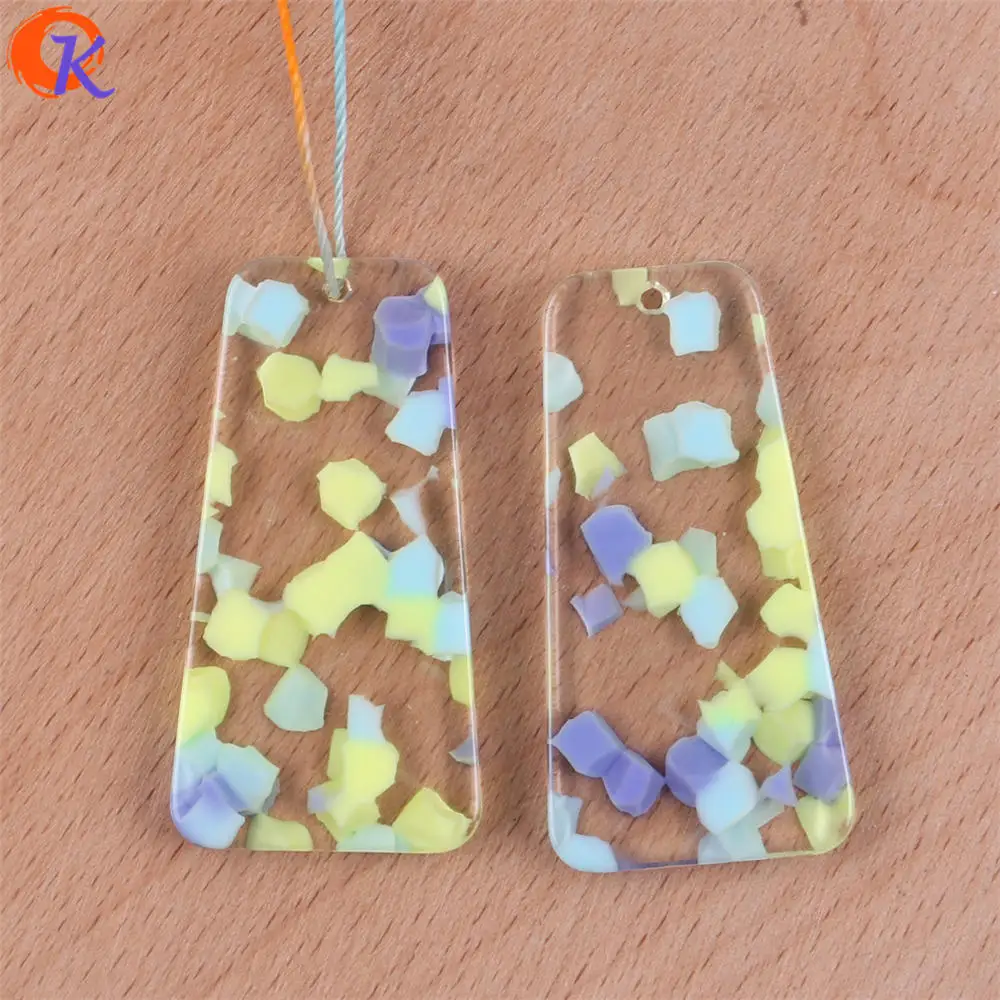 

Cordial Design 50Pcs 20x39mm Jewelry Making/Earring Accessories/Trapezoid Shape/Acetic Acid Beads/Hand Made/Earring Findings