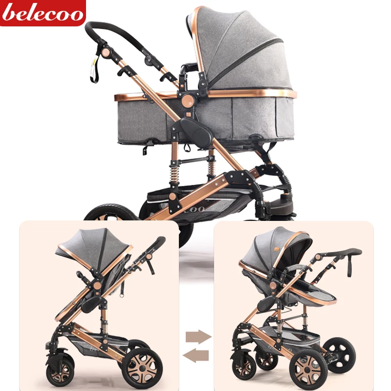 

Baby Stroller Newborn Bassinet Carriage 3 In 1 Transformer Car Seat From 0 Foldable Pushchair Pram Traveling Trolley Buggy Bag