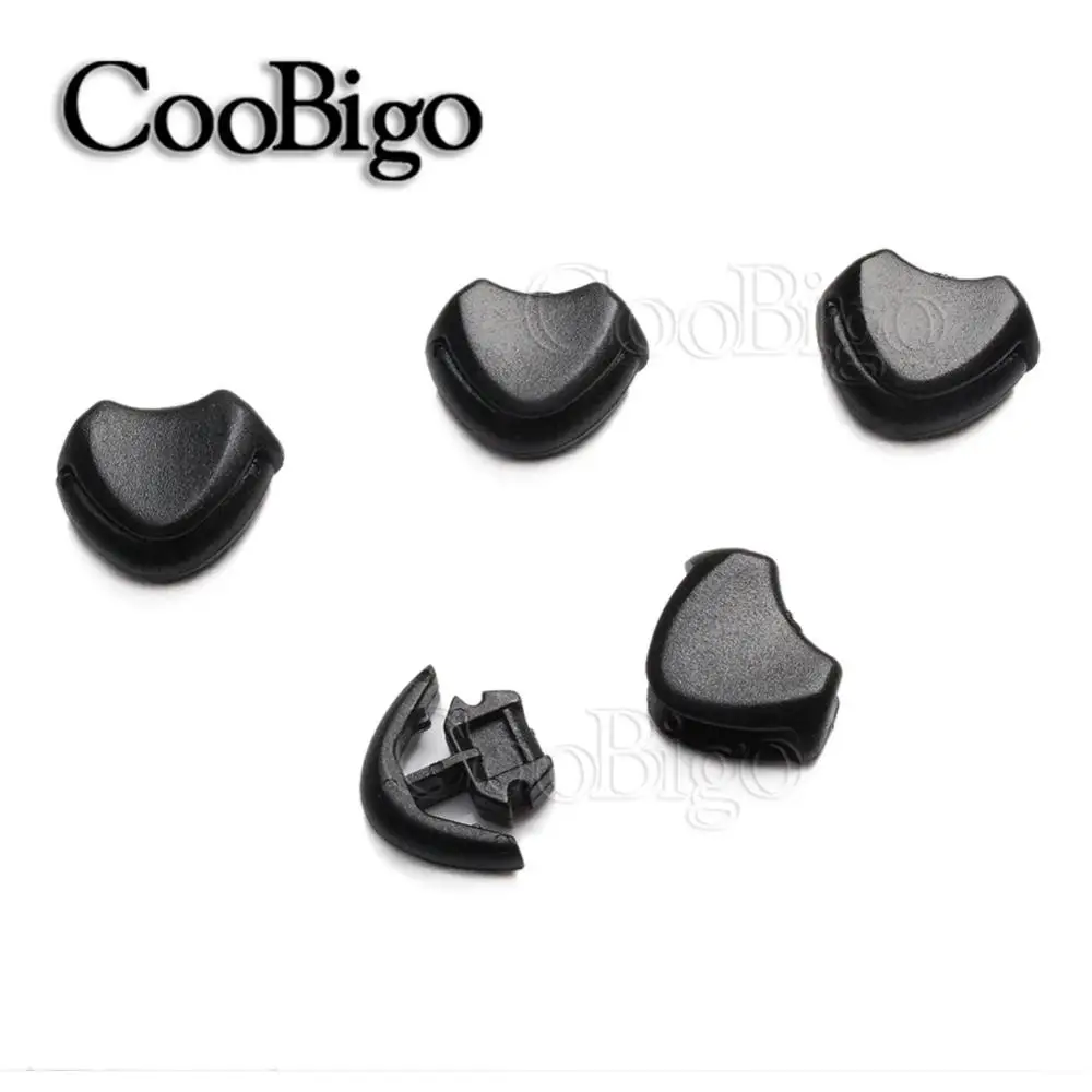 12pcs пластиковый черный якорь на молнии в виде утягивающим шнурком концы замок