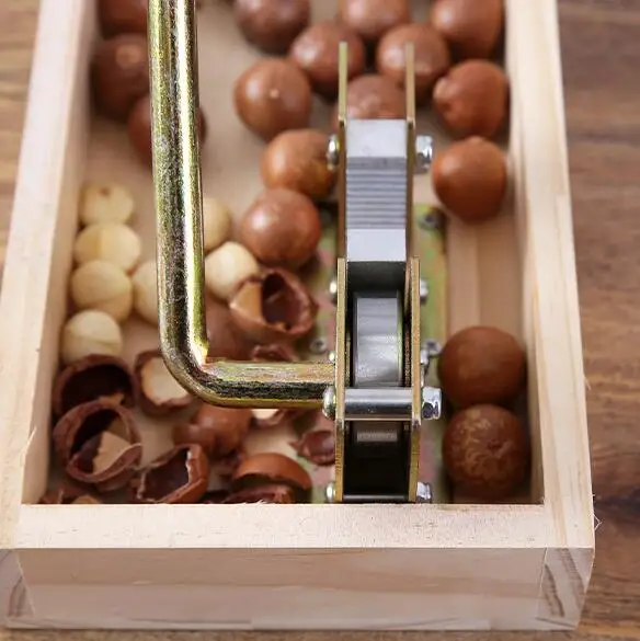 Зажим из орехового дерева Macadamia гайка инструмент открытия гайка щипцы для орехов обрубка машина ручная гайка орехокол машина для изготовления крекеров орехокол для грецких орехов