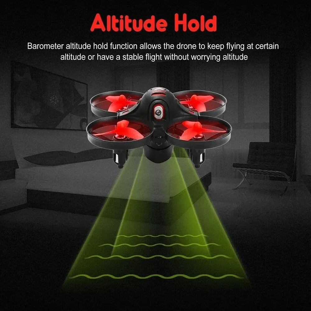 Foldable RC Drone 2.4G Model Mini Quadcopter Altitude Hold Helicopter Remote Control Aircraft Toys for Kids Gift | Игрушки и хобби