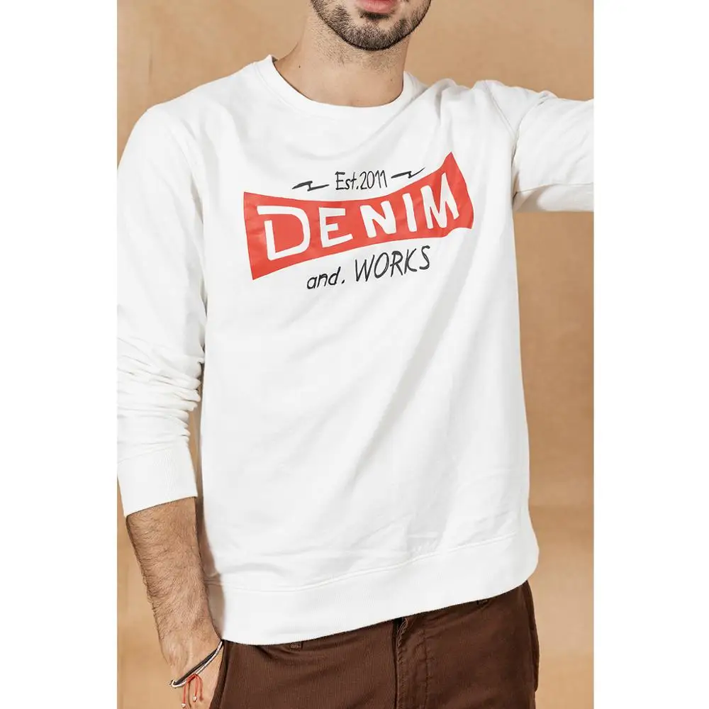 Мужское худи с надписью SIMWOOD модный повседневный свитшот круглым вырезом новая