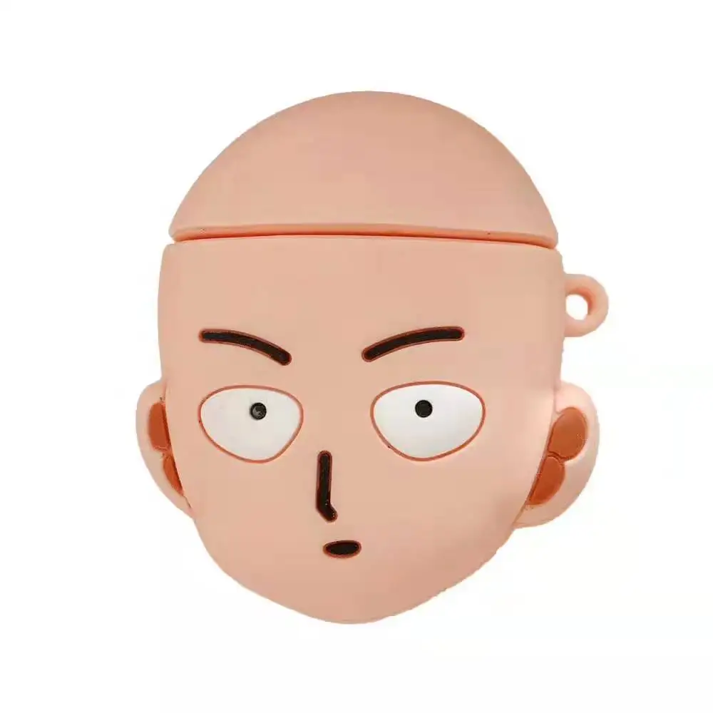 1 One Punch-Man Mini мягкий ударостойкий силиконовый чехол для Apple гарнитура для airpods Чехлы ультра тонкая форма для боевых искусств защитный чехол - Цвет: 1
