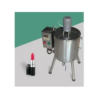 manual cream paste lipstick lip balm stirring heating filling machine with heating and mixing 15l