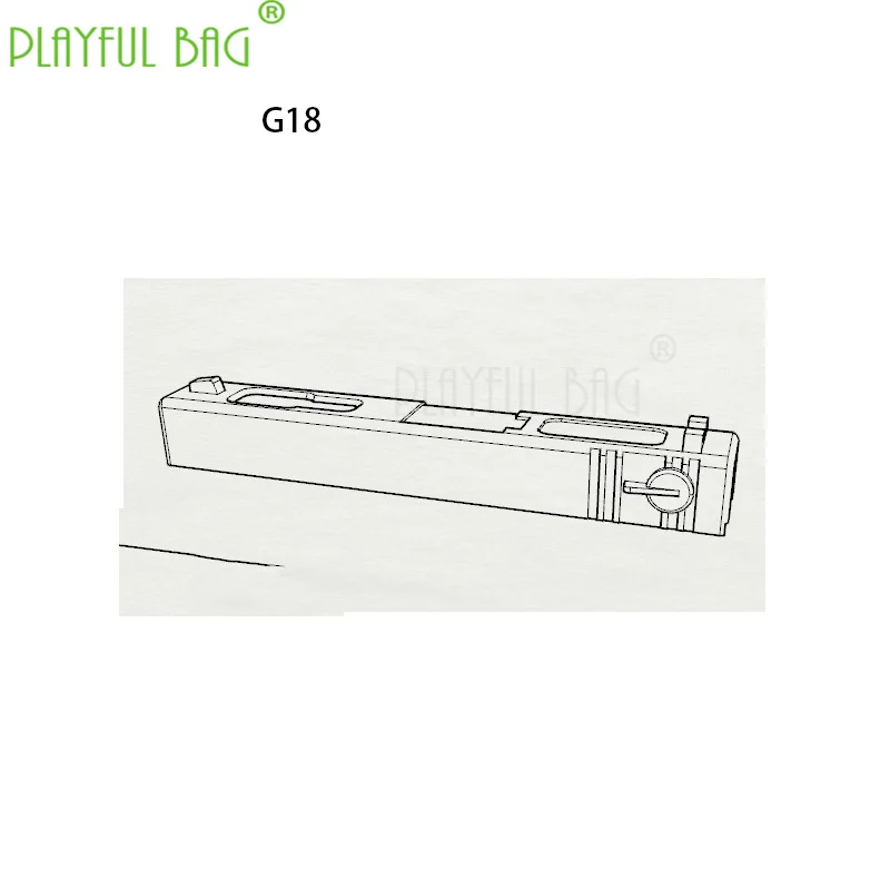 1pcs Спорт на открытом воздухе интересная игрушка конкурентоспособная 3D печати для SKD GLK G17 G18 царга трубы воды пулевой Пистолет Фитинги KD11 - Цвет: 1pcs