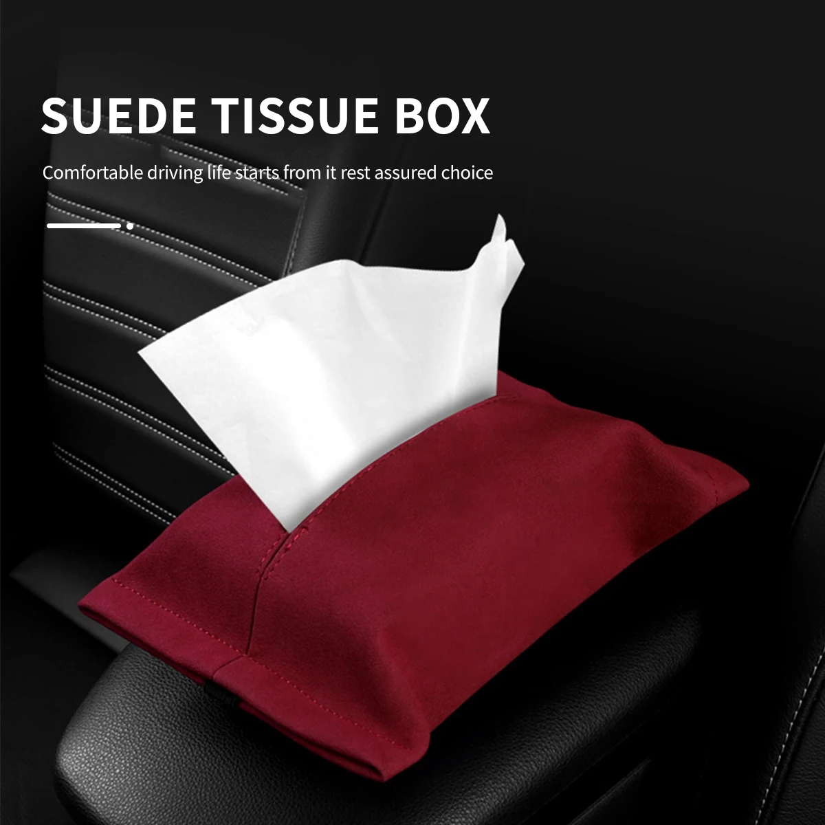 

For Tesla Model 3 Y X S Car Tissue Box Hidden Behind Screen Napkin Tissue Paper Holder Interior Paper Storage Car Accessories