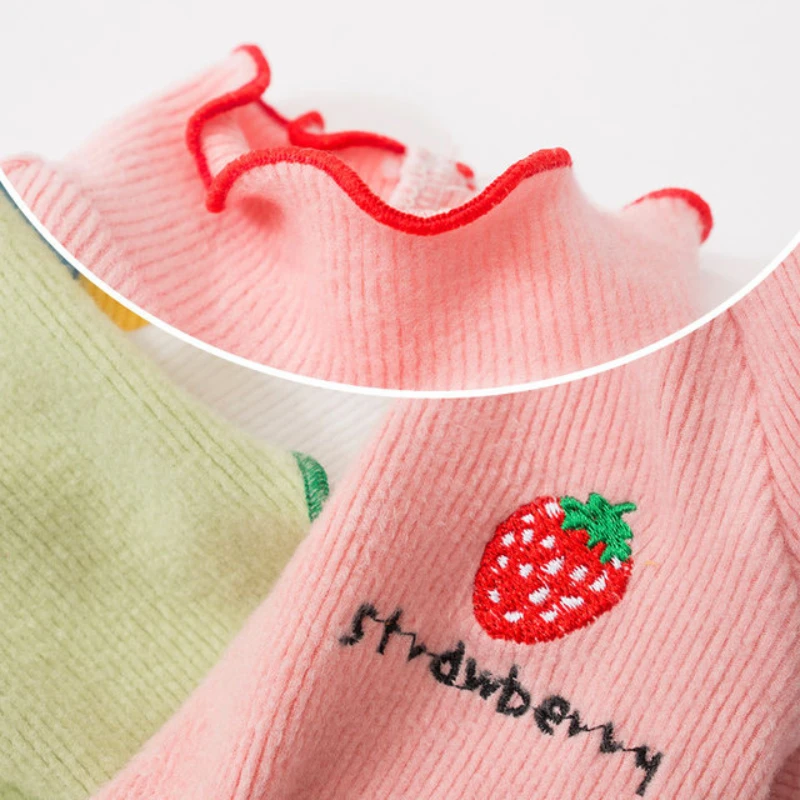 

New Spring and Summer Thin Puppy Dog Breathable Strawberry Sweater Solid Color Cat Bottoming Shirt Pet Clothes