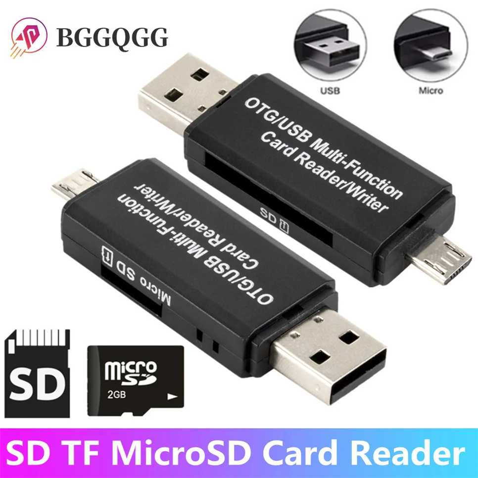 

OTG Micro SD Card Reader USB 2.0 Card Reader 2.0 For USB Micro SD Adapter Flash Drive Smart Memory Reader Card