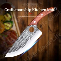 7 5 in forged boning knife butcher knife kitchen chef knives forged stainless steel meat cleaver butcher vegetable cutter slicer
