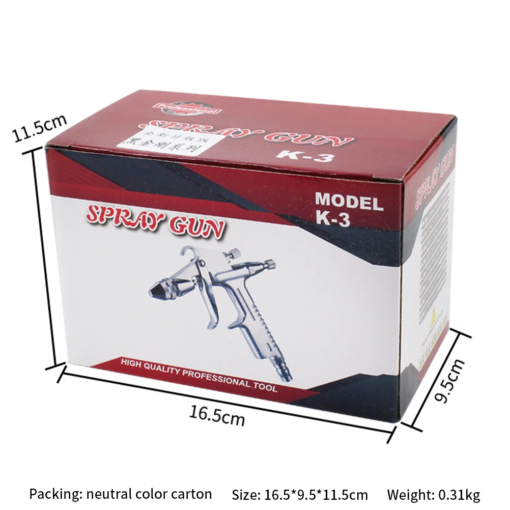 

K-3 Penumatic Airbrush Paint Spray High Atomization Undercoating Spray Tool 0.5mm Caliber 250ml Spray Gun Airbrush For Painting
