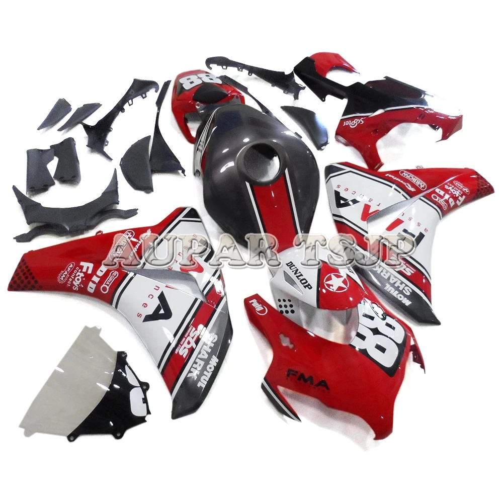 

Complete White Red Body Frames For Honda CBR1000RR 2008 2009 2010 2011 CBR 1000RR 08 09 10 11 Motorcycle Body Kit Cowlings