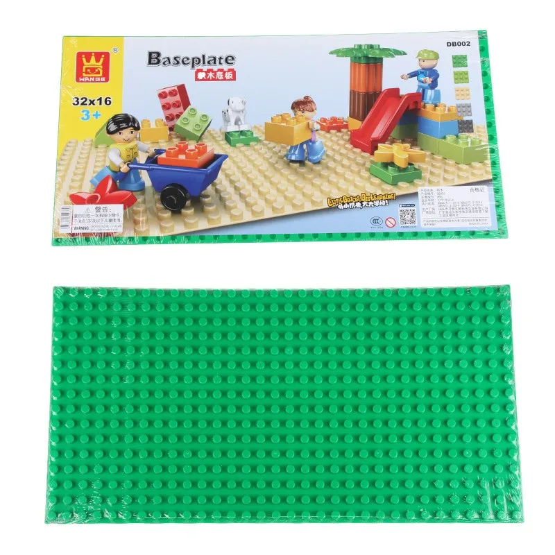 

51*25.5 cm Classic Big Size Building Blocks Baseplate Compatible Big Size Blocks 16*32 Studs Bricks Base Plate Toys for Children