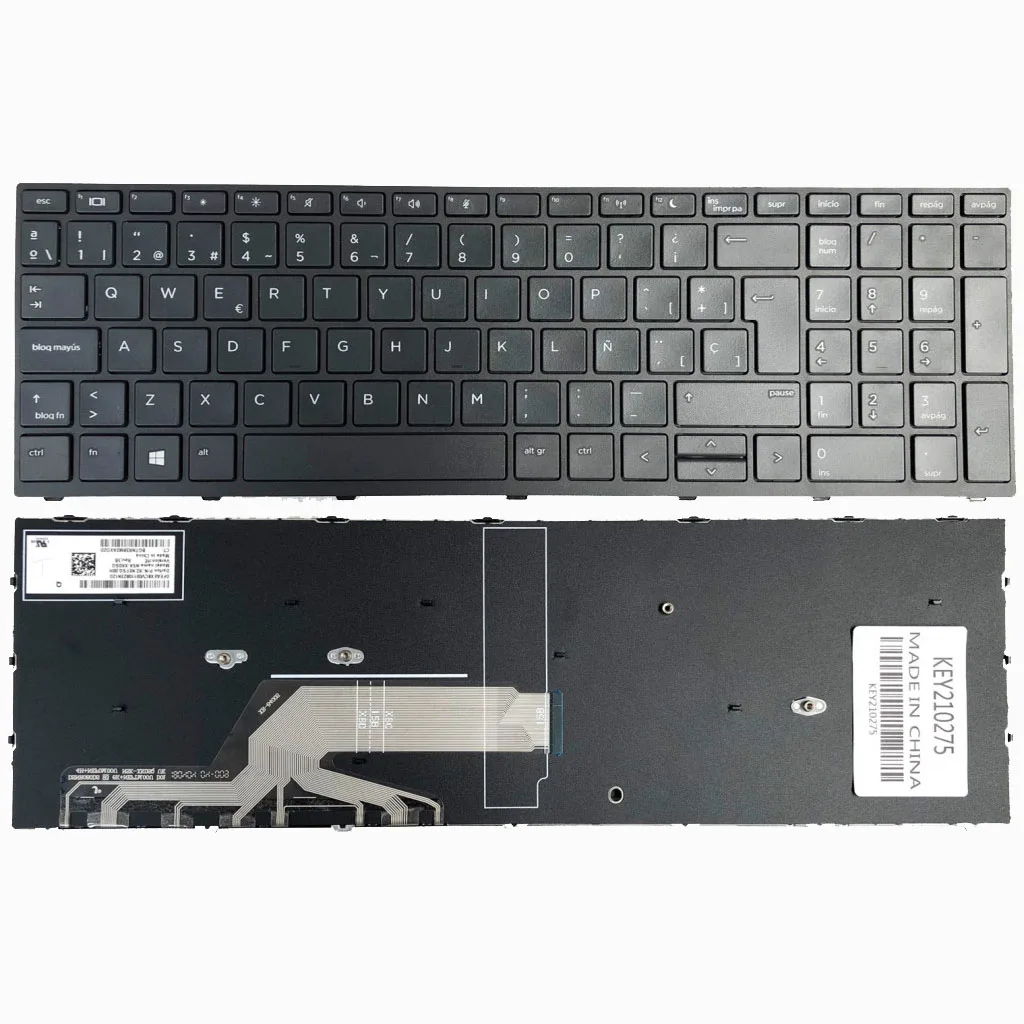 SP испанская сменная Клавиатура для ноутбука HP ProBook 450 G5 455 470 латинская LA ES original