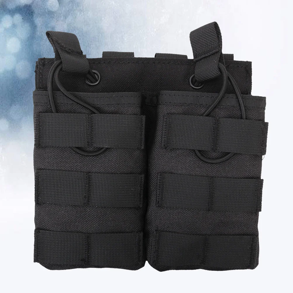 

Портативная двойная сумка с системой MOLLE, комплект аксессуаров для хранения, карманный ремешок для сумки Molle, рюкзак для кемпинга на открыто...