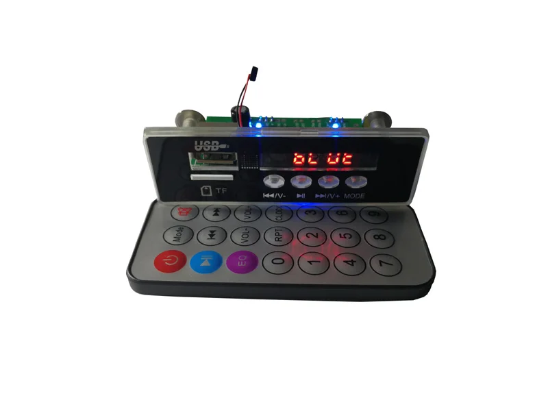 9v-12v Bluetooth 5 0 MP3 WMA WAV APE декодер плата без потерь синий фоновый светильник |