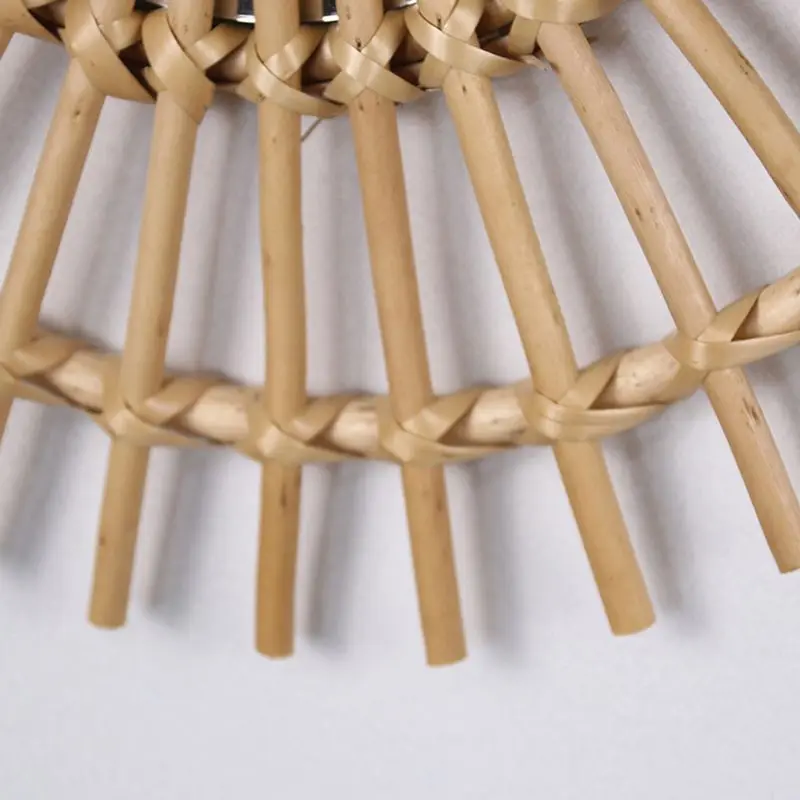 

Rattan Innovative Art Decoration Round Makeup Mirror Dressing Bathroom Wall Hanging Mirrors Craft