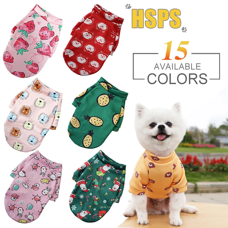 Зимнее пальто с принтом для маленьких собак теплая Милая одежда домашних