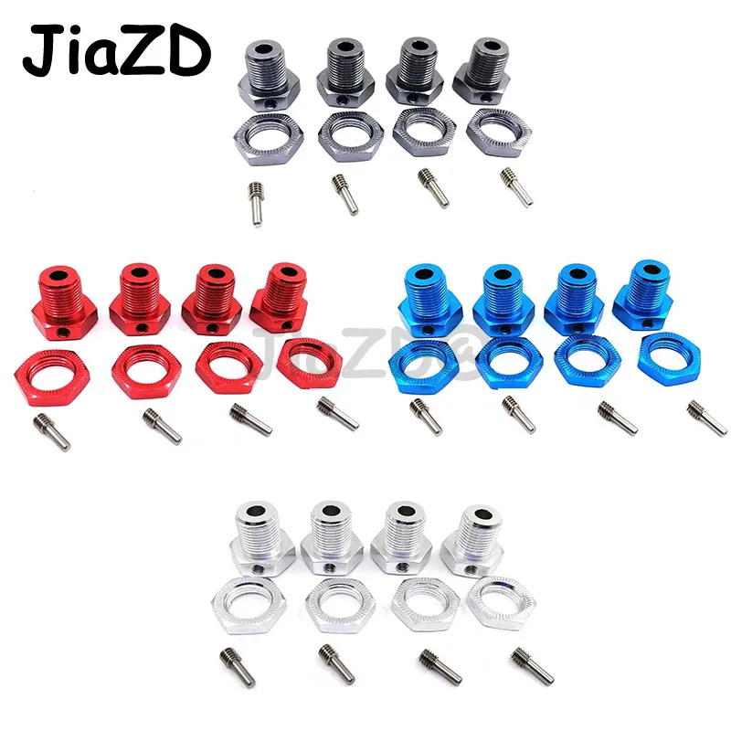

4PCS Aluminum Alloy 17mm Wheel Hex Hub Conversion Adapter For ERO-012 E56087-3 E-REVO RC Car Upgrade Replacement Spare Parts Y9